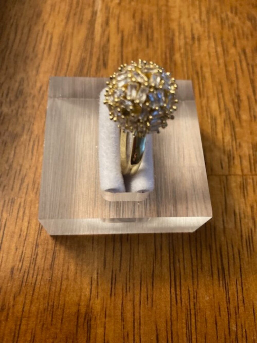 Metallic Dome Ring